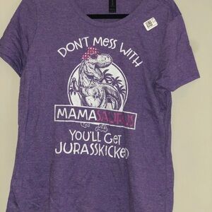 Gildan Purple Graphic Women's Tee